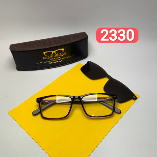عینک طبی کاور دار ریچل Richel مدل 2330 اورجینال دسته سیم کائوچو پلاریزه اسیتیت به همراه پک اورجینال